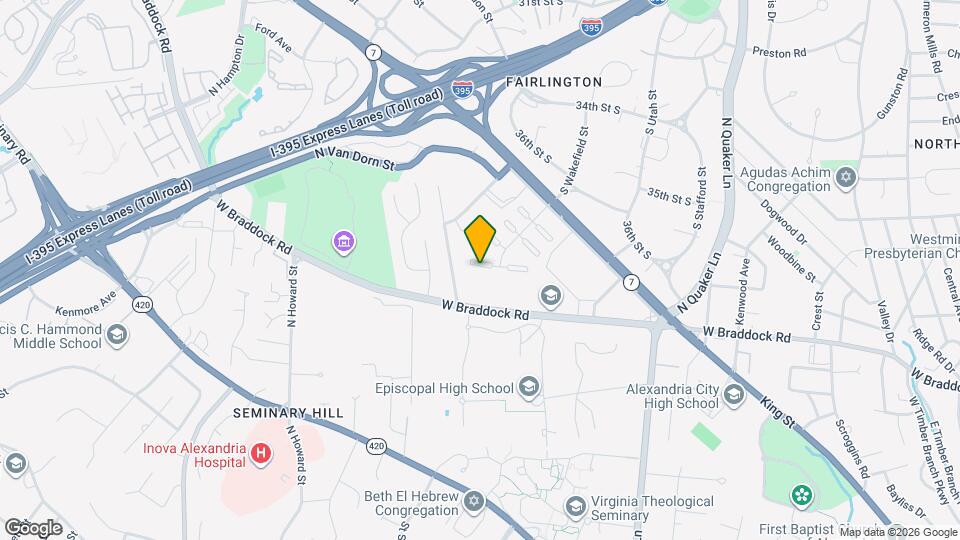 3822 Keller Ave Map and Location Details