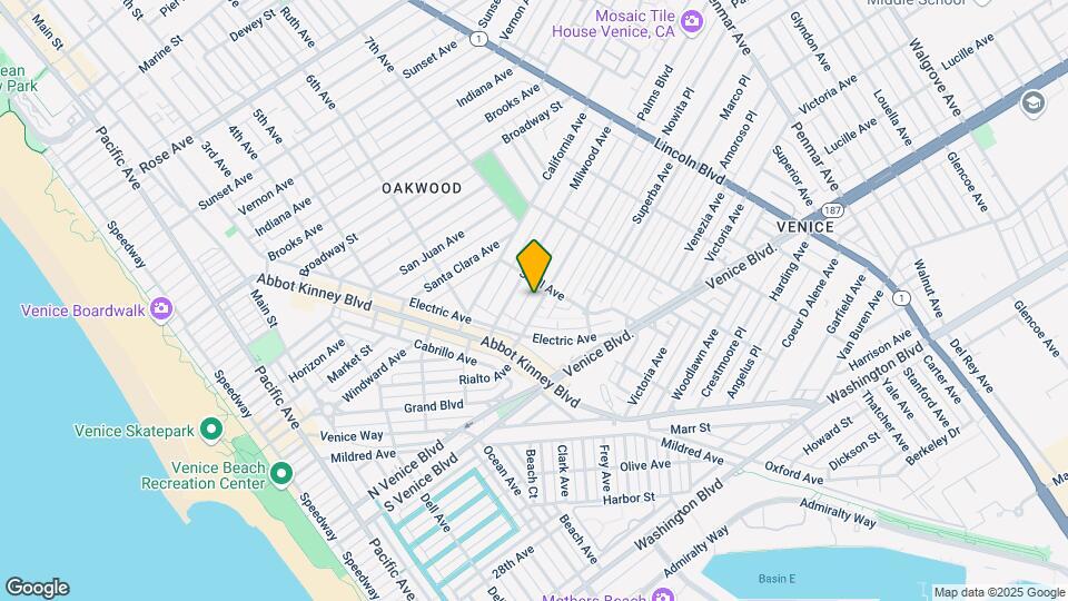 635 Palms Blvd, Unit B Map and Location Details