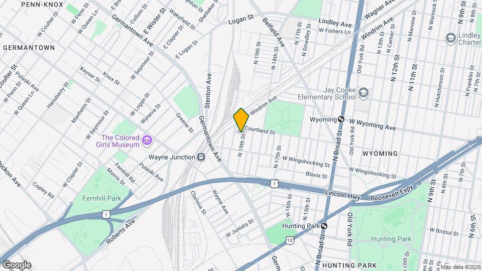 4542 N 19th St Mapa y Detalles de la Ubicación
