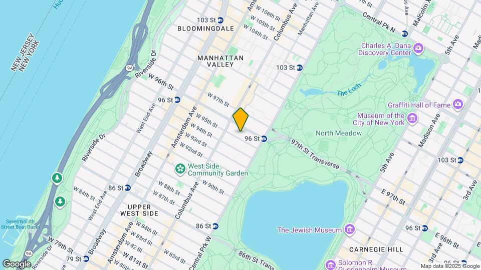 49 W 95th St Map and Location Details