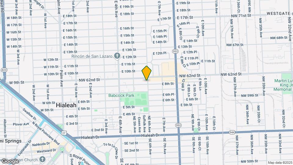 595 E 8th St Map and Location Details