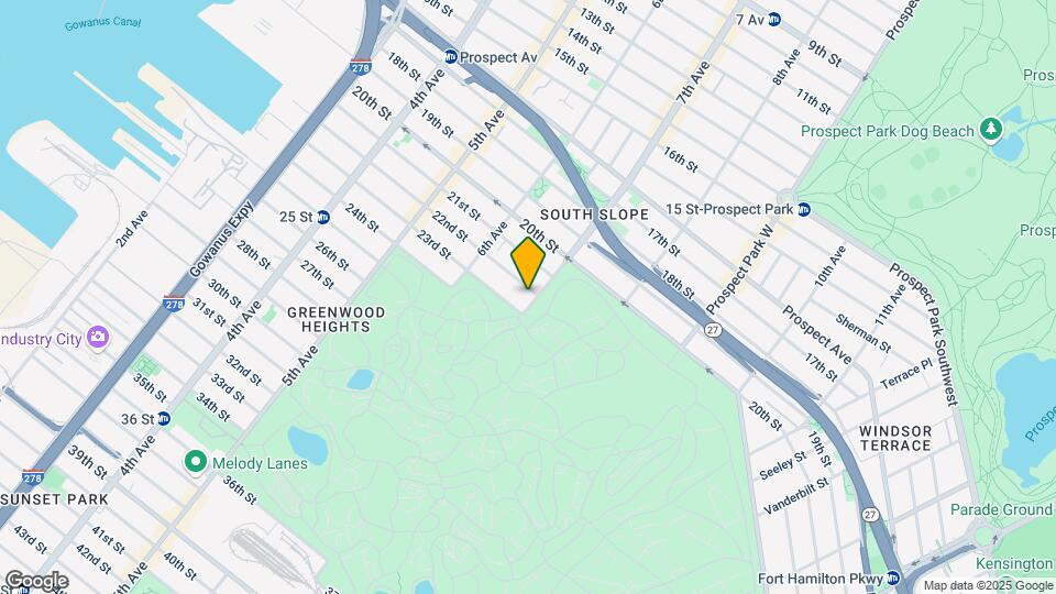 354 22nd St Map and Location Details