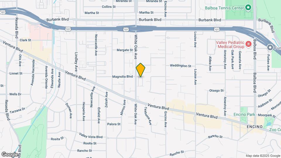 5200 White Oak Ave Map and Location Details