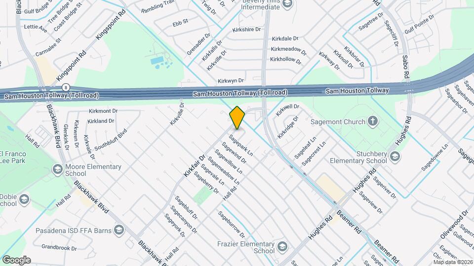 10810 Kirkbend Dr Map and Location Details