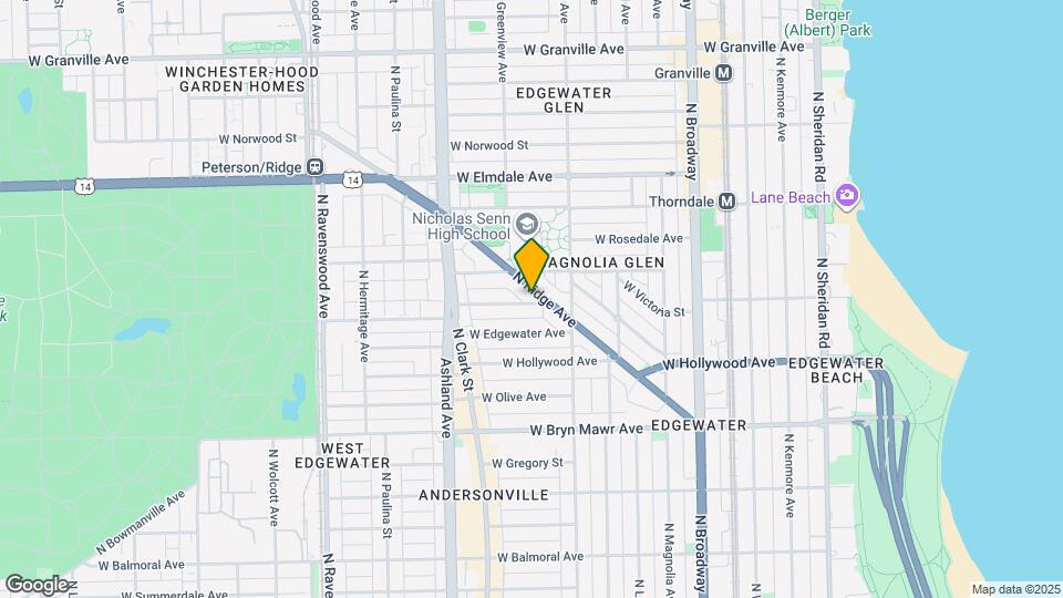 1436 W Victoria St Map and Location Details