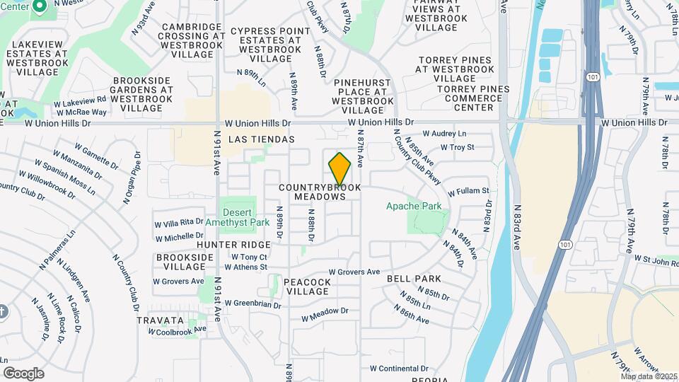 8735 W John Cabot Rd Map and Location Details
