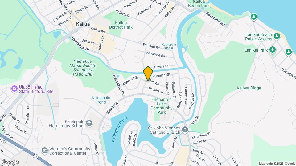 613 Papalani St Map and Location Details