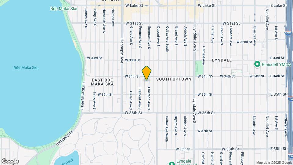 3418 Emerson Ave Map and Location Details