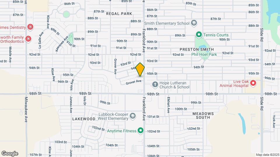 5804 96th St Map and Location Details