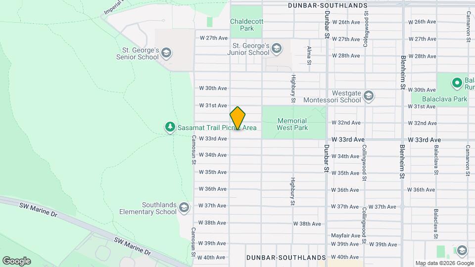 3979 W 33rd Ave Map and Location Details