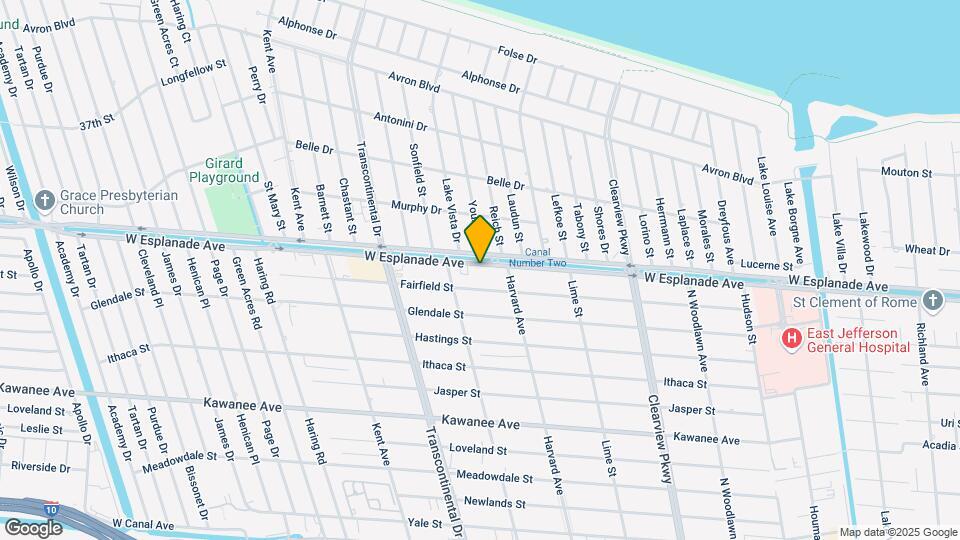 4824 W Esplanade Ave Map and Location Details