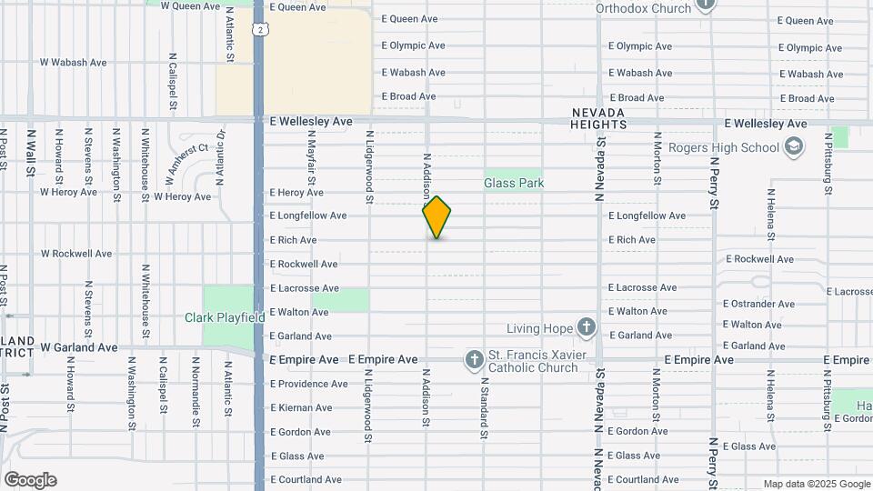 508 E Rich Ave Map and Location Details