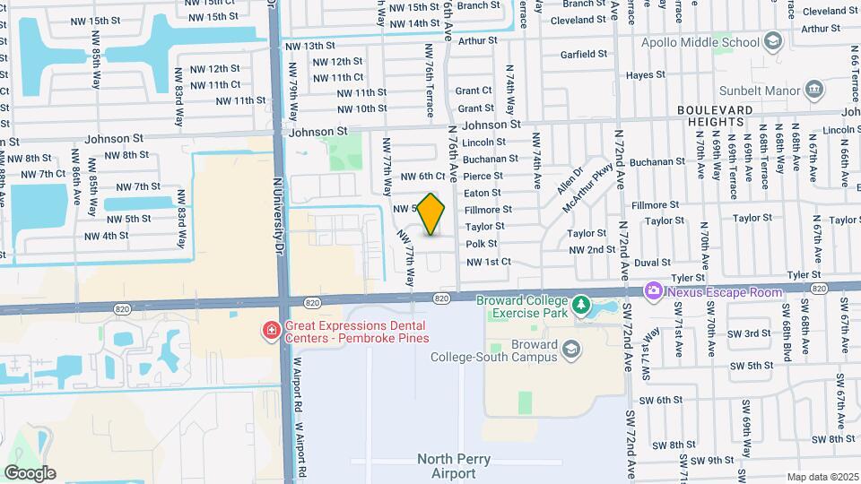 7650 NW 3rd St Map and Location Details