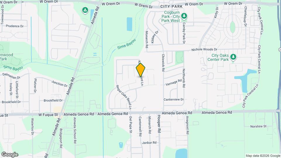 13018 Kingston Point Ln Map and Location Details