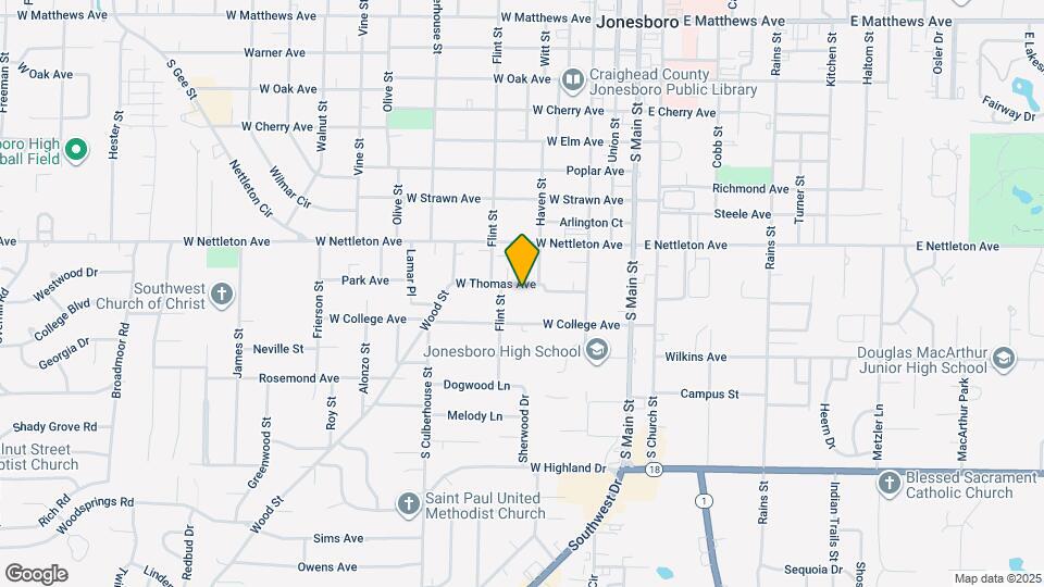 517 W Thomas Ave Map and Location Details