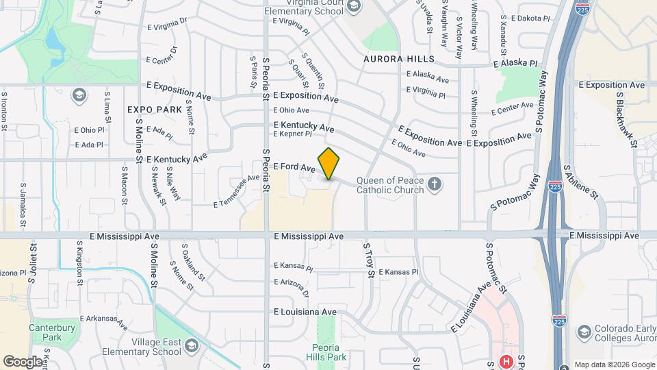 12555 E Tennessee Cir, Unit Apt 103 Map and Location Details