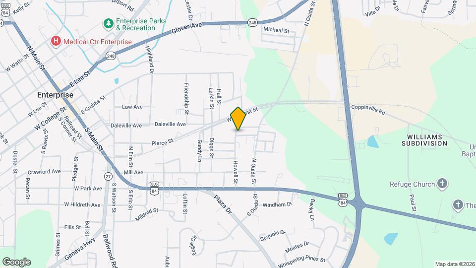 600 Howell St Map and Location Details