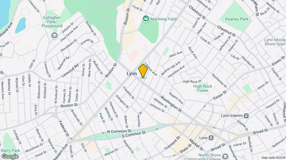 96 Washington St Map and Location Details