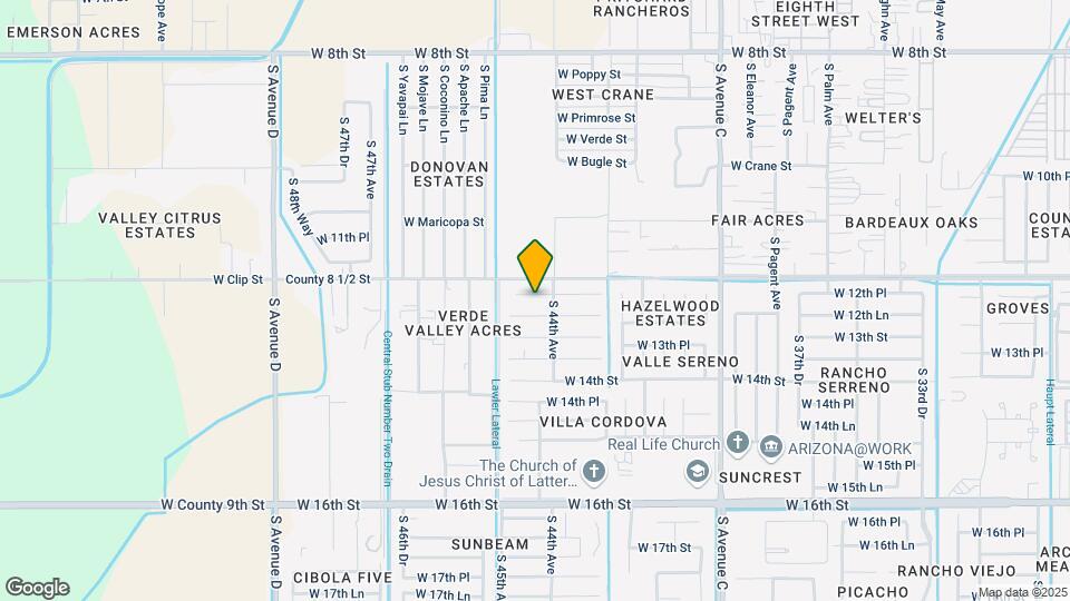 4425 W 12th Pl Map and Location Details