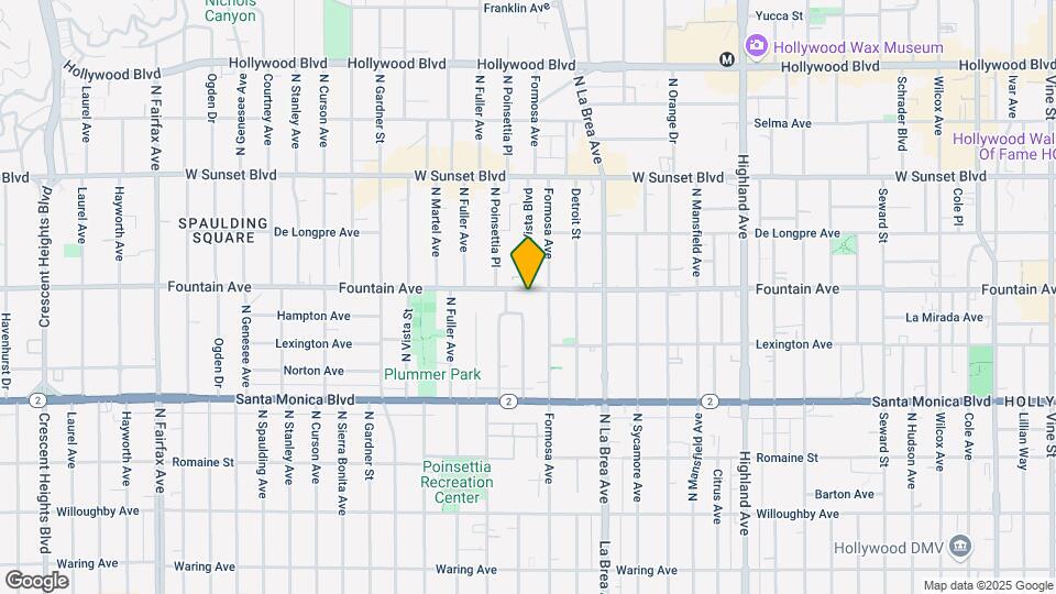 7220 Fountain Ave, Unit 7220 Map and Location Details
