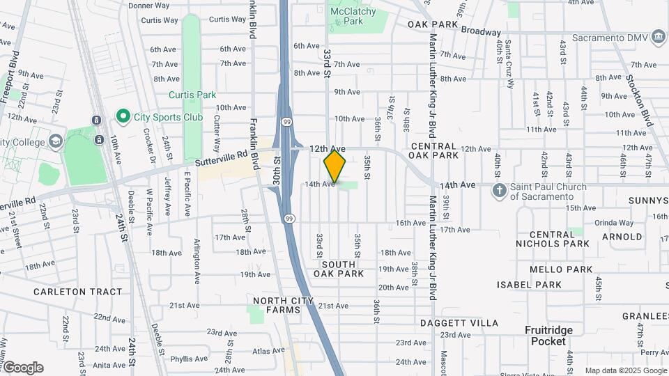 3911 33rd St Map and Location Details