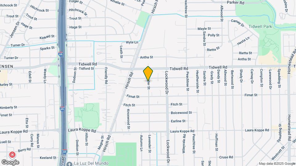 9345 Lavender St Map and Location Details