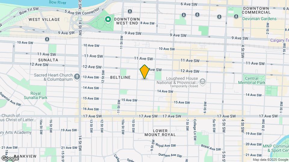 1021 13th Ave SW Map and Location Details