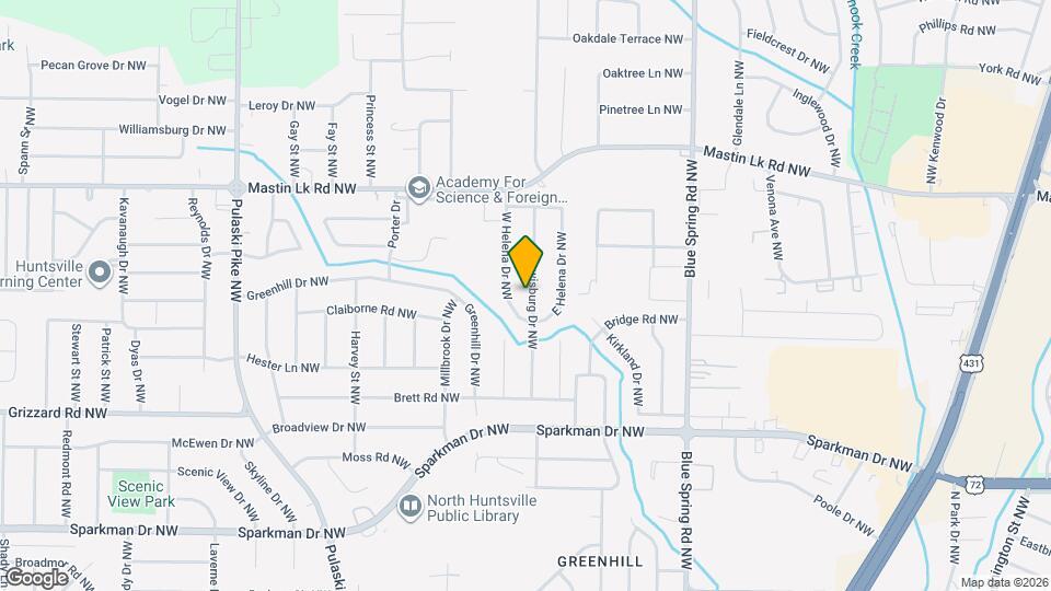 3205 Lewisburg Dr NW Map and Location Details