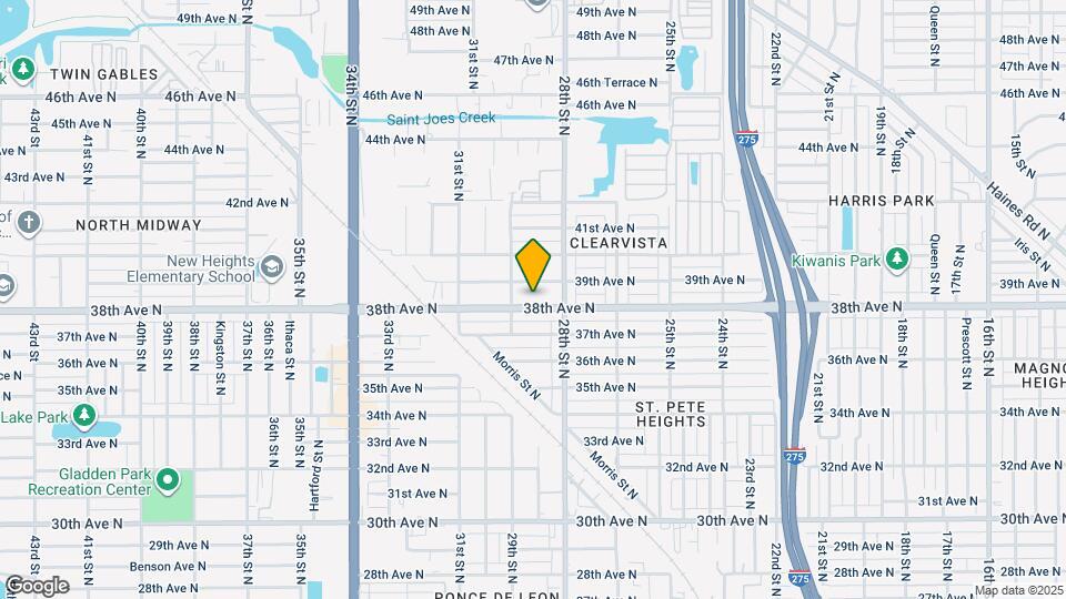 2859 38th Ave N Map and Location Details