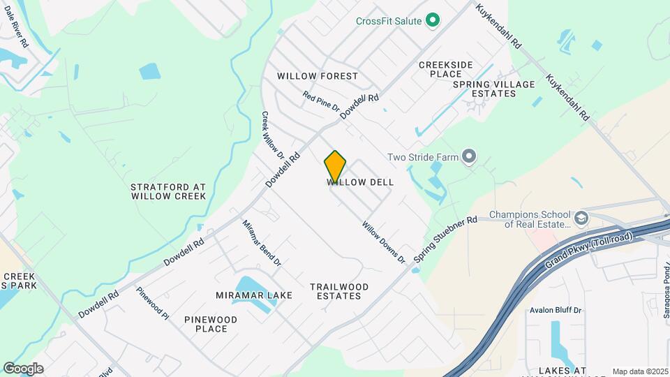 22034 Willow Downs Dr Map and Location Details