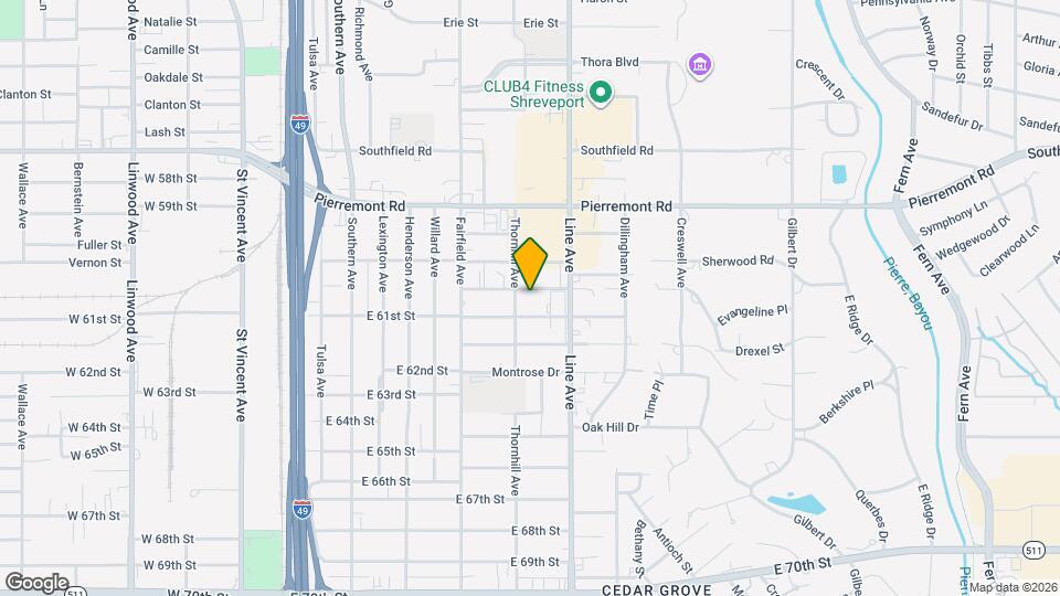 835 Robinhood St Map and Location Details