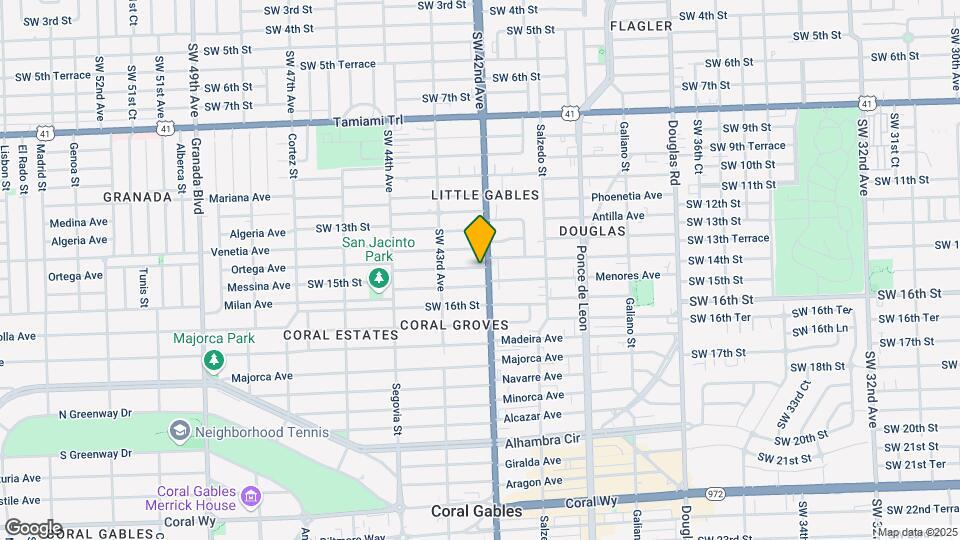 4204 SW 14th St Map and Location Details