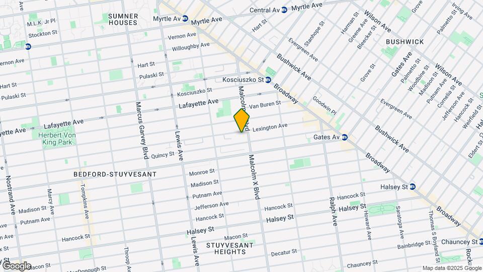 712 Lexington Ave, Unit 1F Map and Location Details