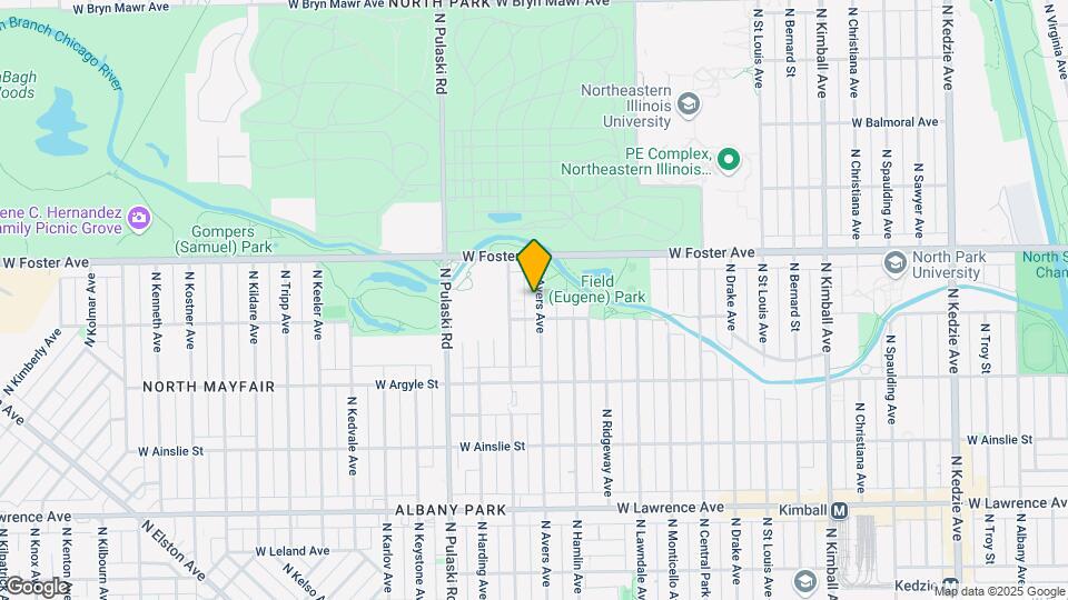 5120 N Avers Ave Map and Location Details