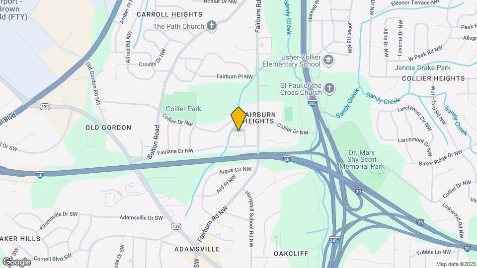 3521 Fairlane Ct NW Map and Location Details