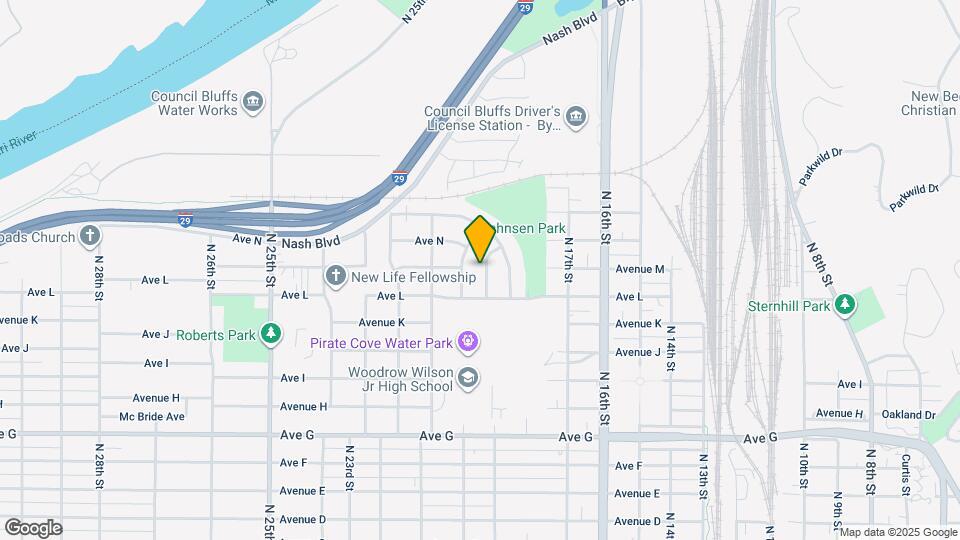 1230 N 19th St Map and Location Details