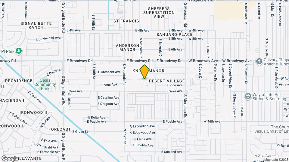 11325 E Elton Ave Map and Location Details