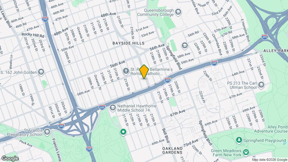 58-36 Bell Blvd Map and Location Details