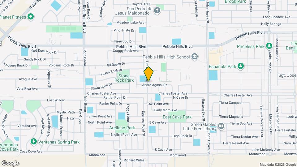 14301 Andre Agassi Dr Map and Location Details