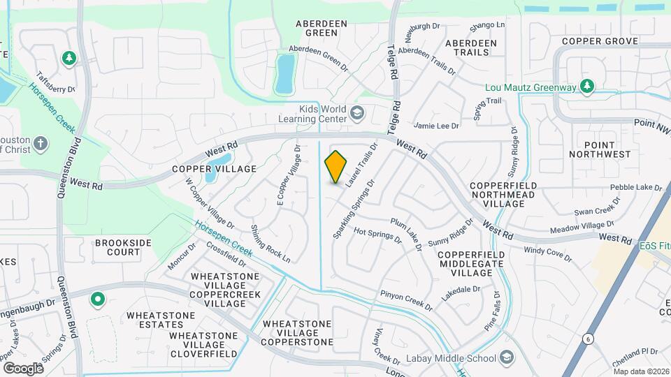 8515 Pool Creek Dr Map and Location Details