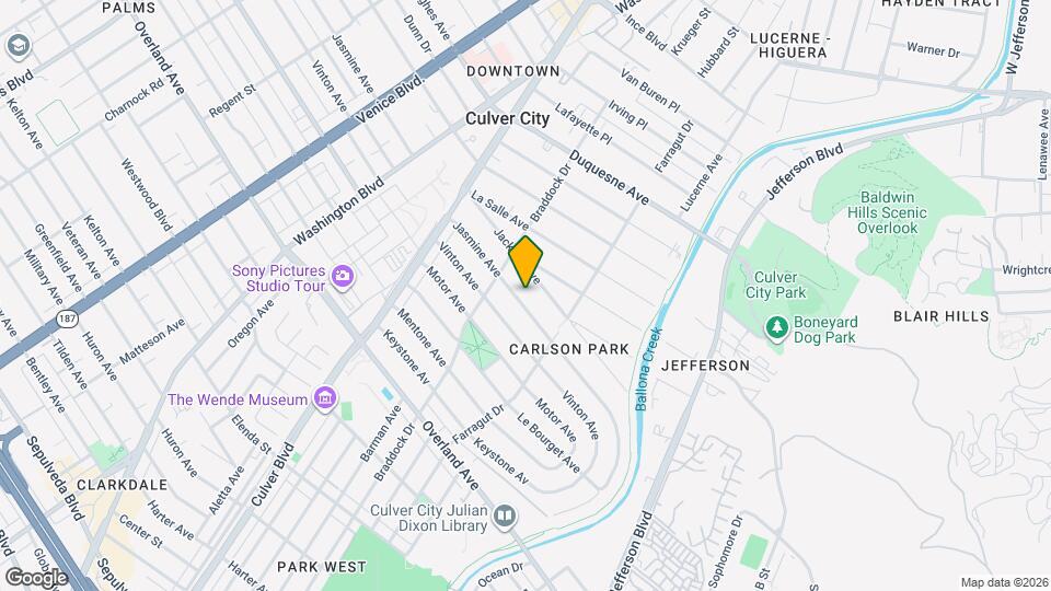 4238 Jasmine Ave Map and Location Details