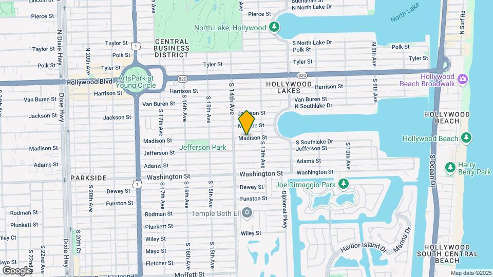 1355 Madison St Map and Location Details