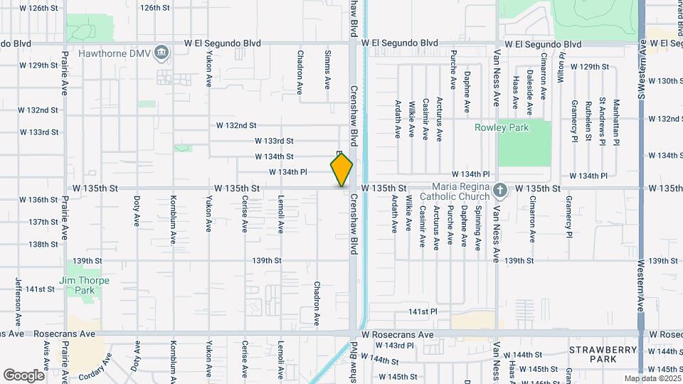 3116 W 135th St Map and Location Details