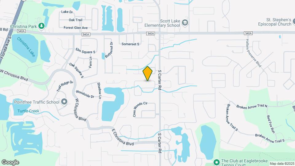 832 Ashton Oaks Cir Map and Location Details