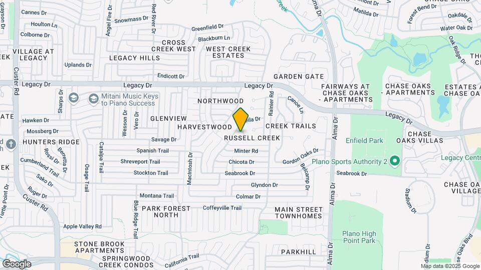 1380 Todd Dr Map and Location Details