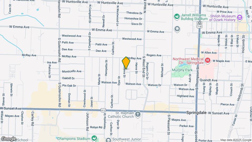 507 Geneva St Map and Location Details