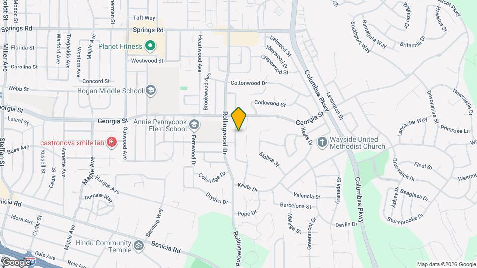 620 Lockwood Dr Map and Location Details