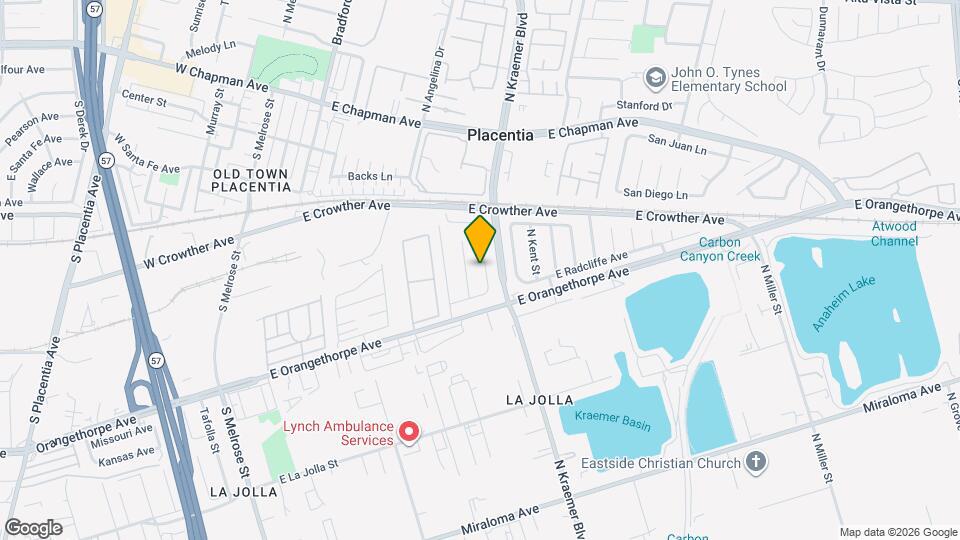 1745 N Pheasant St Map and Location Details