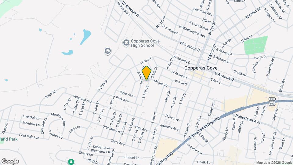 604 S 11th St Map and Location Details