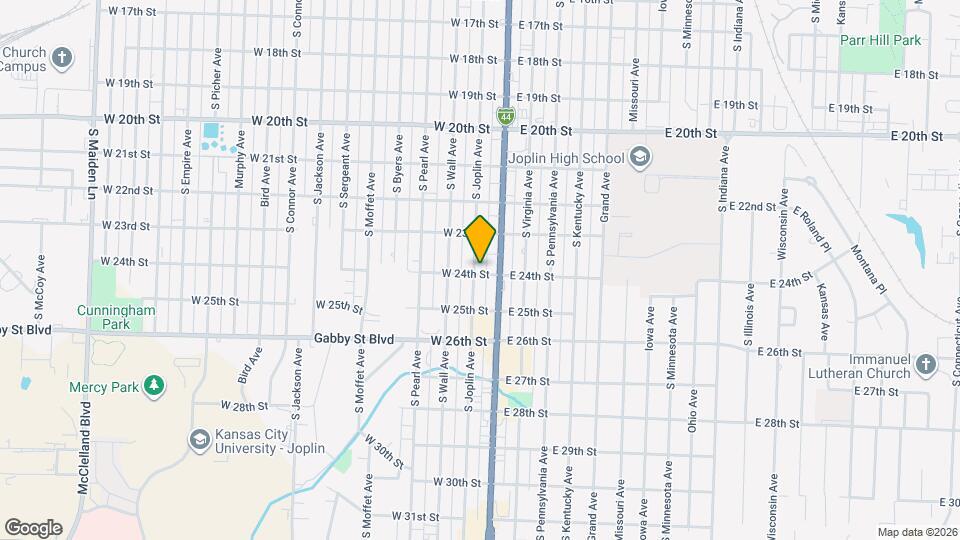 2331 S Joplin Ave Mapa y Detalles de la Ubicación